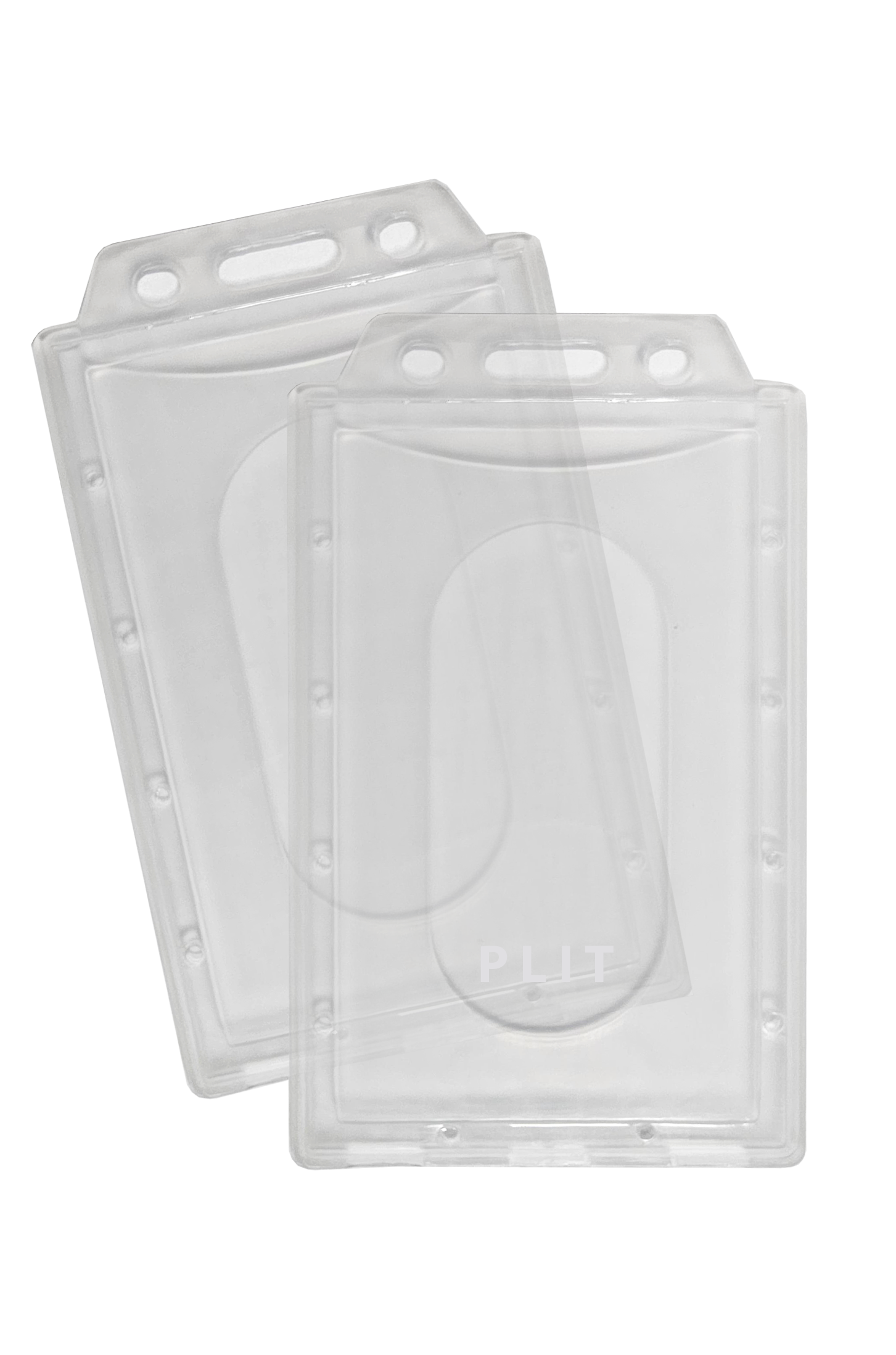Porta Carnet Vertical 3" x 4", Transparente T-CON2