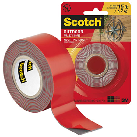 Cinta Doble Cara para Exterior 1" x 2y - 15lb, Scotch