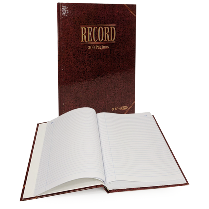 Libro Record de 300 Páginas - Ofi-Nota
