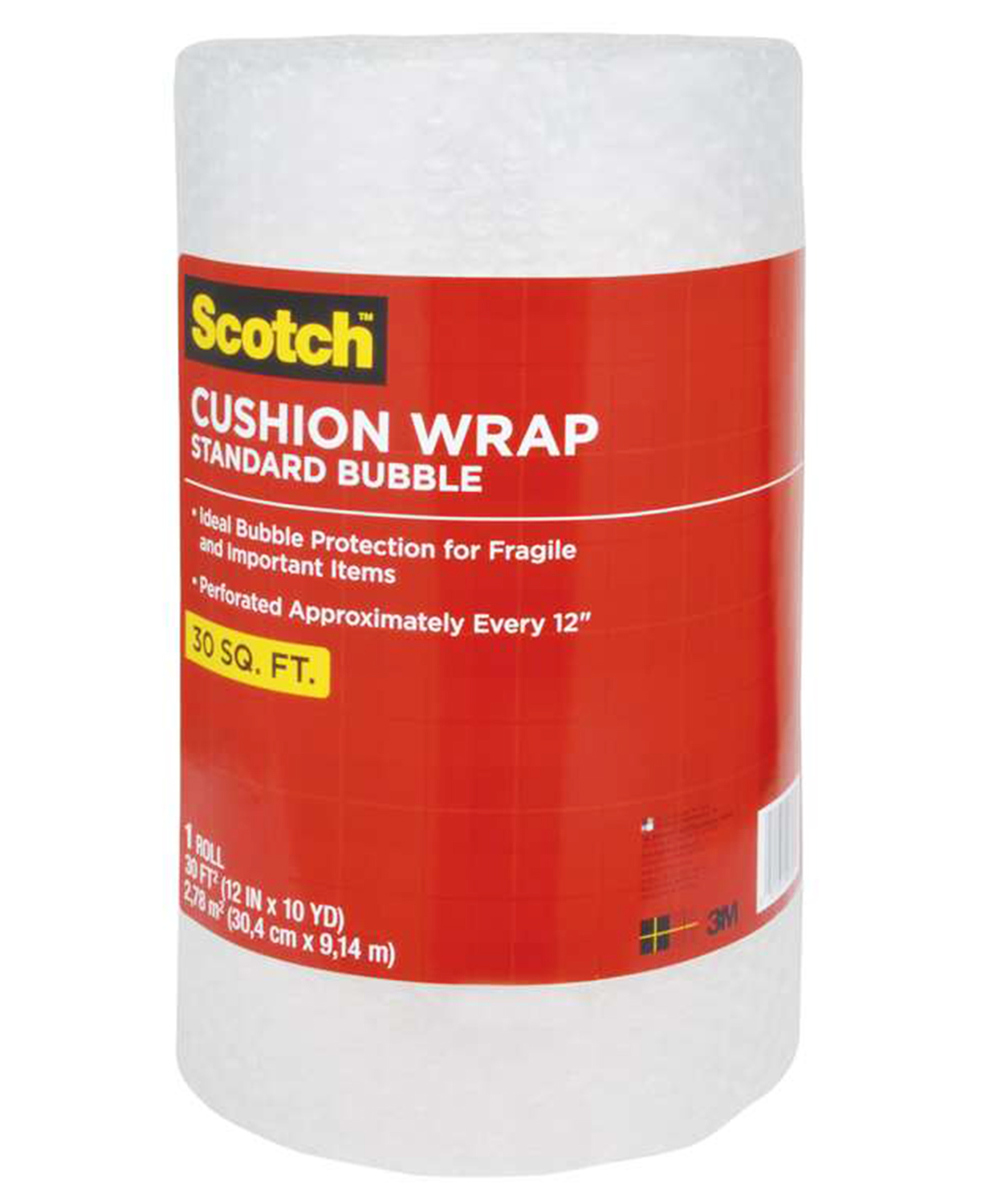 Burbujas Plástica para Envoltura 12" x 30 Pies -  Scotch 3M