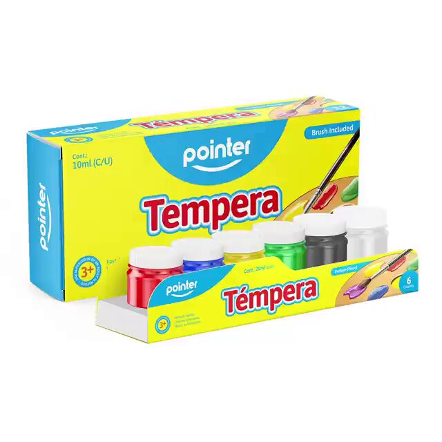 Pintura Témpera de 6 Colores Pointer WC-22G-6