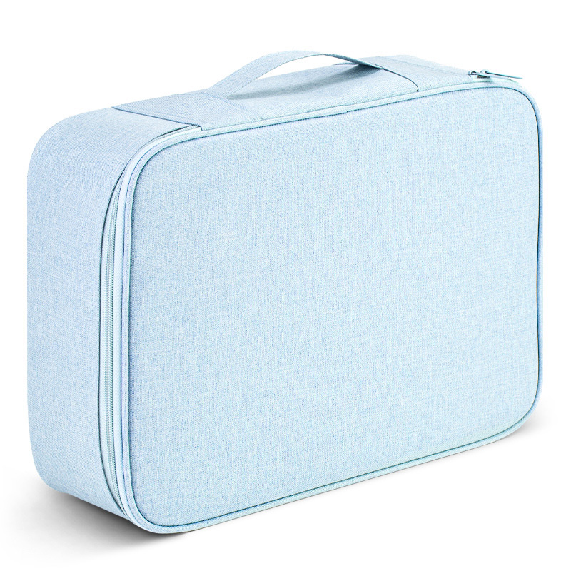 Bulto de Viaje para Laptop 15" con Múltiples Compartimentos, Azul Claro