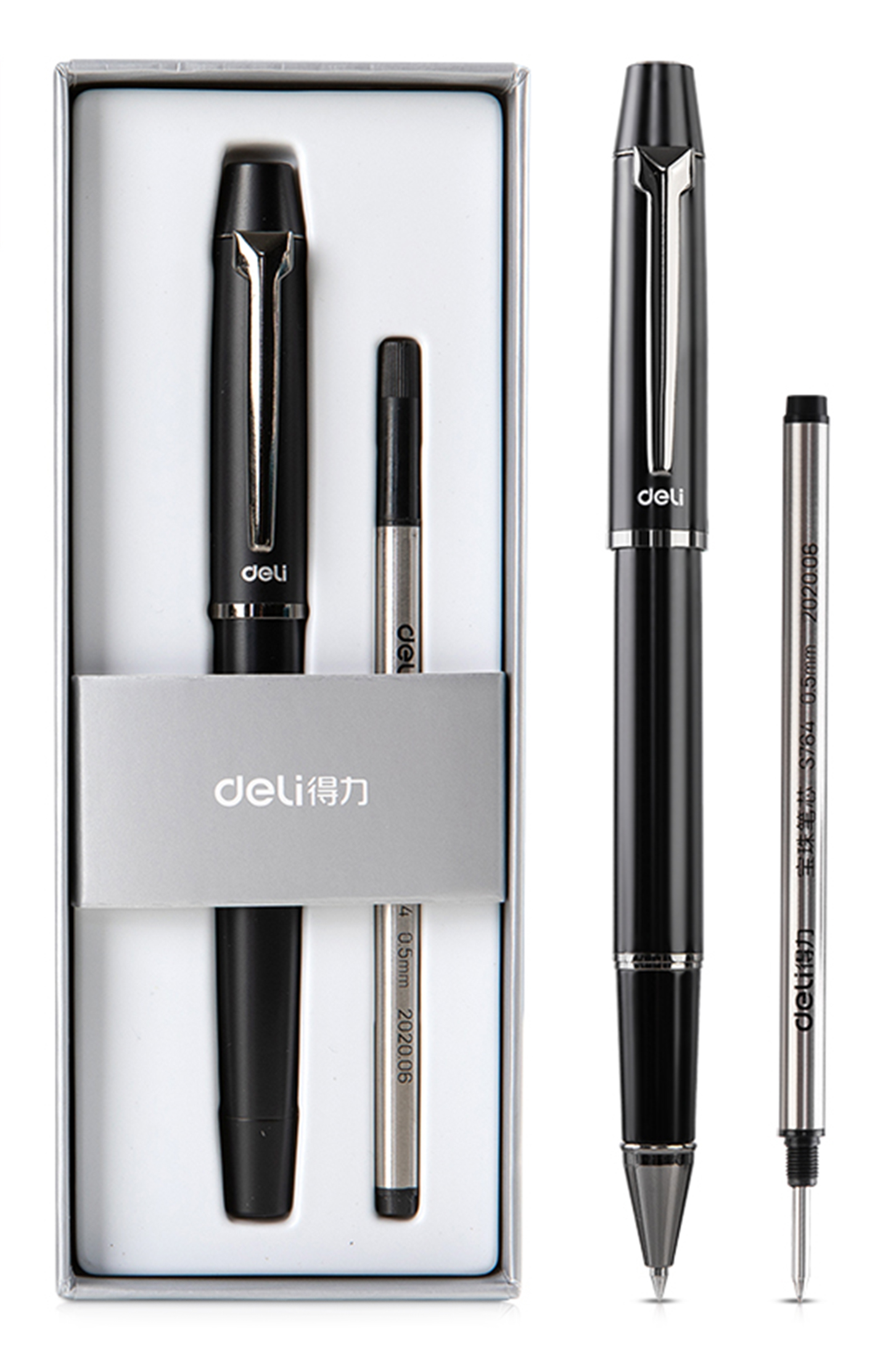 Bolígrafo Ejecutivo Ballpoint Pen 0.5 mm Negro - Deli S153