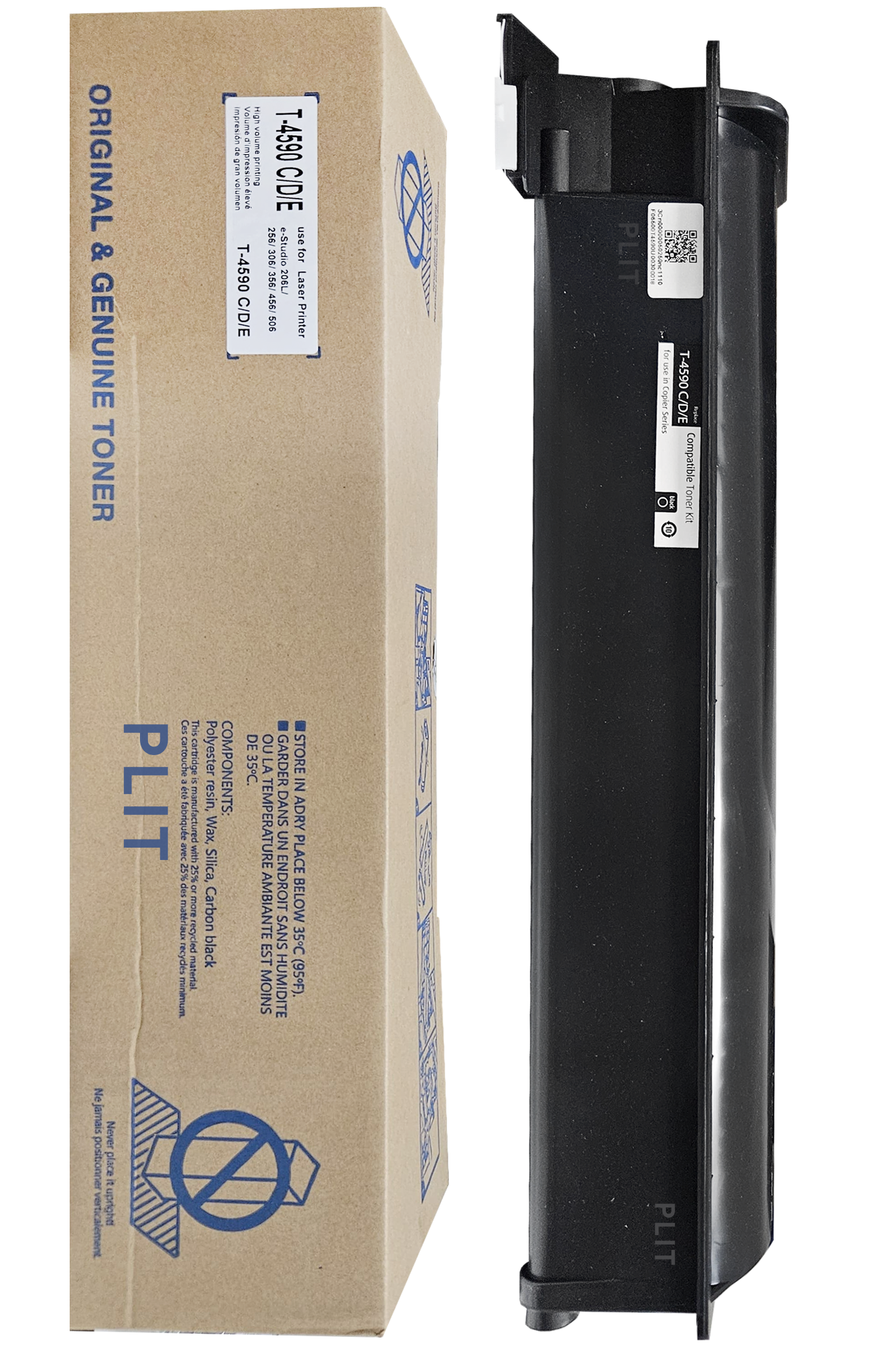 Toner CONY T-4590 C/D/E Negro para Impresoras Toshiba E-Studio 256 / 306 / 356 / 456