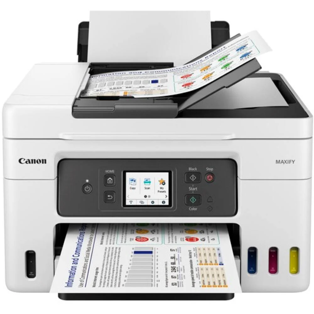 Impresora Multifuncional 4-en-1 Canon MAXIFY GX4010 MegaTank, Inalámbrica Wi-Fi