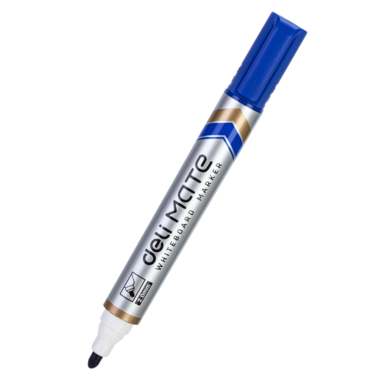 Marcador para Pizarra 2.0 mm, Azul - Deli Mate U003