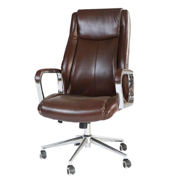 Sillón Ejecutivo en PU leather, Marron