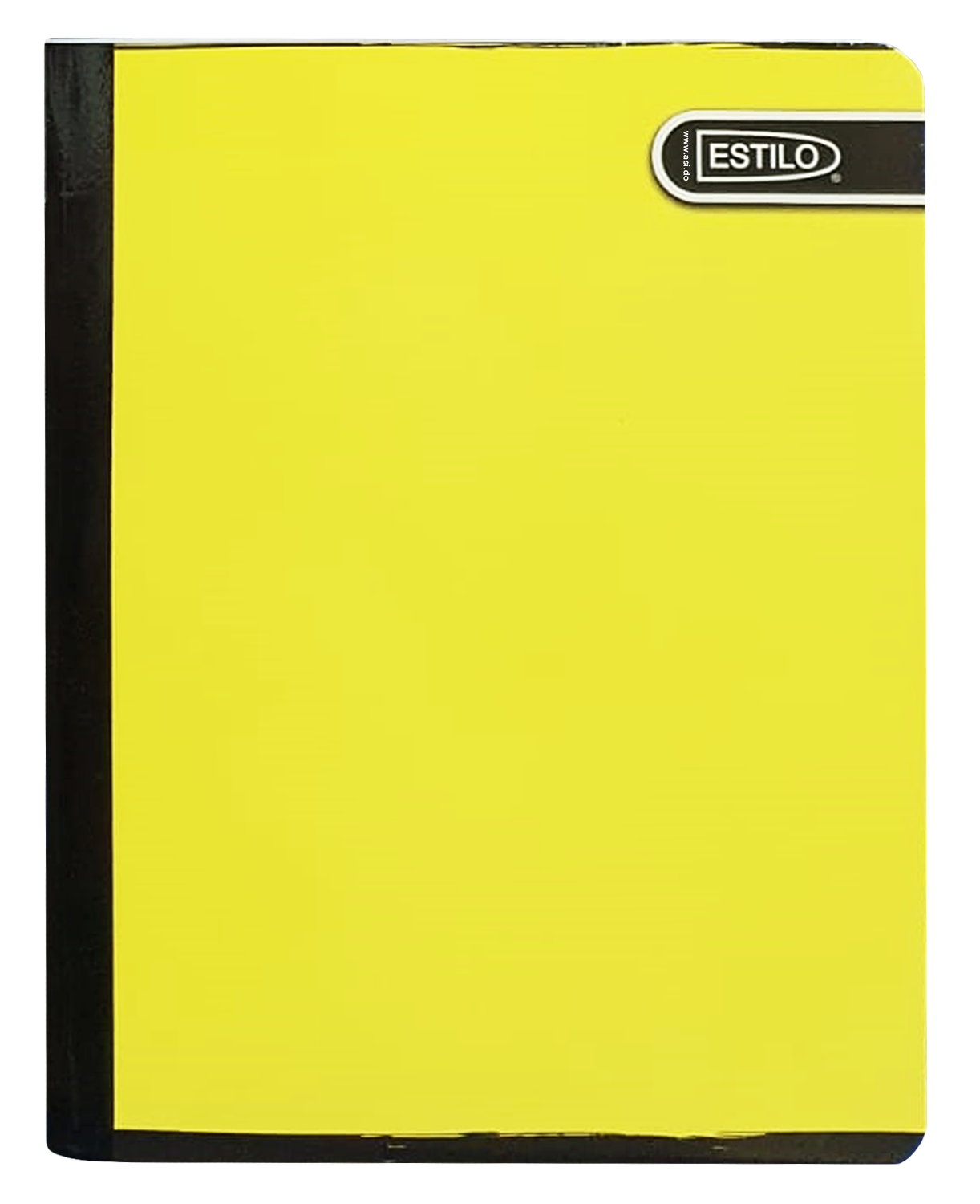 Cuaderno Cosido Estilo Amarillo Pastel, 200 Paginas