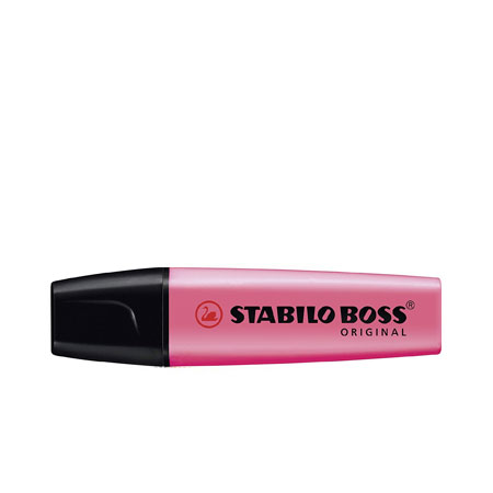 Resaltador Stabilo Rosado Plano