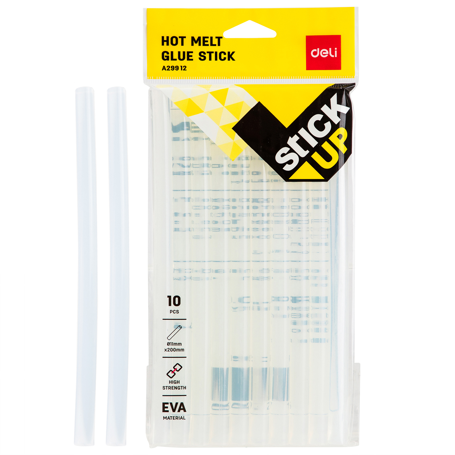 Barra de Silicón Gruesa #11, 10 pcs - Deli Stick Up A29912