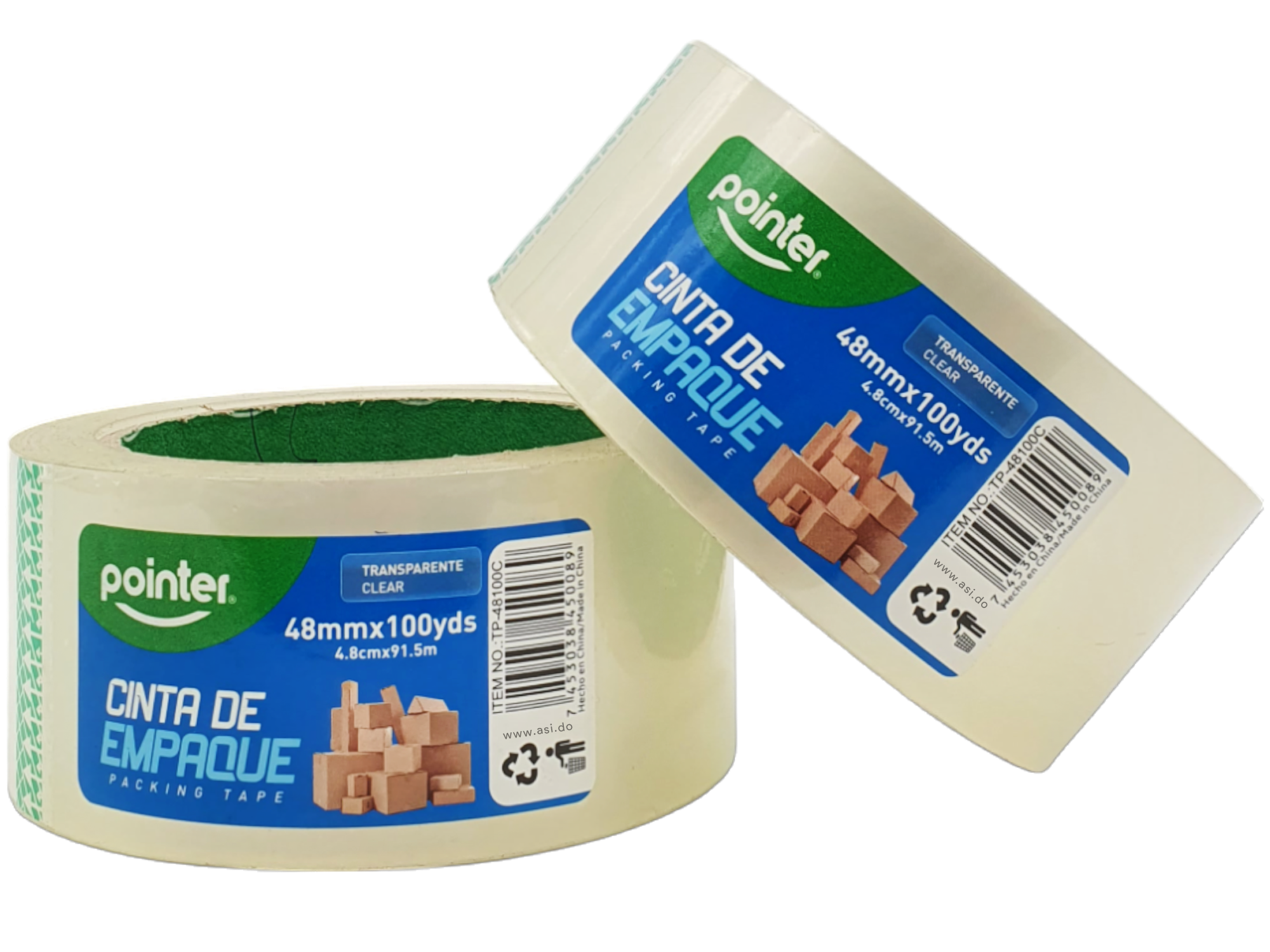 Cinta de Empaque 2" x 100 Yardas - Pointer TP-48100C