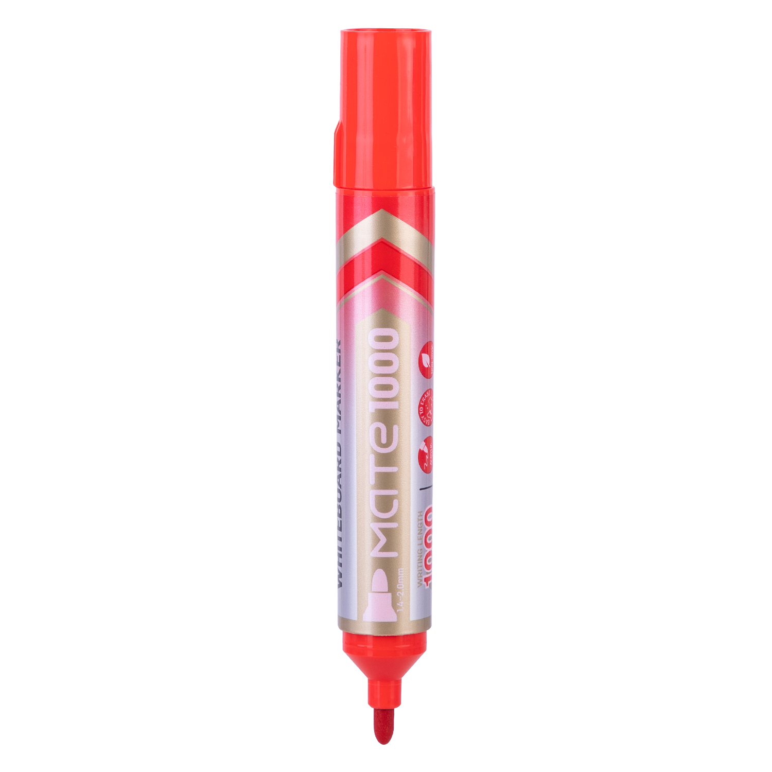 Marcador para Pizarra 2.0 mm, Rojo Deli Mate 1000