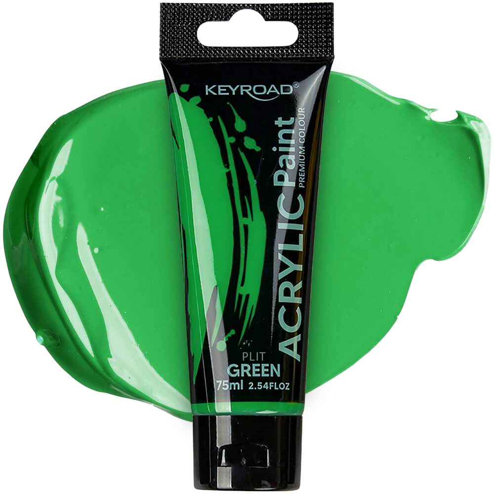 Pintura Acrílica Verde 75 ml - Keyroad KR-972207