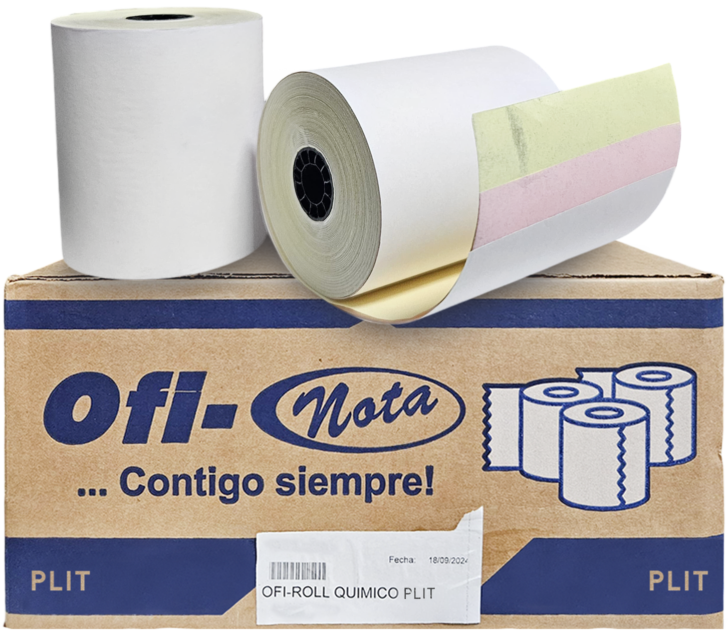 Rollo de Papel 3" de 3 Partes - Ofinota #40181601