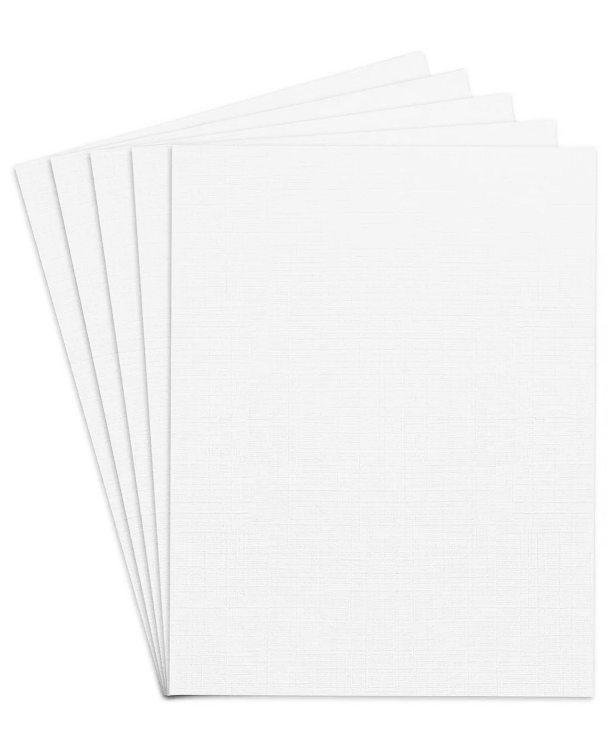 Resma de Papel de Hilo 90 gr, 8.5" x 11"  Blanco, 500 hojas