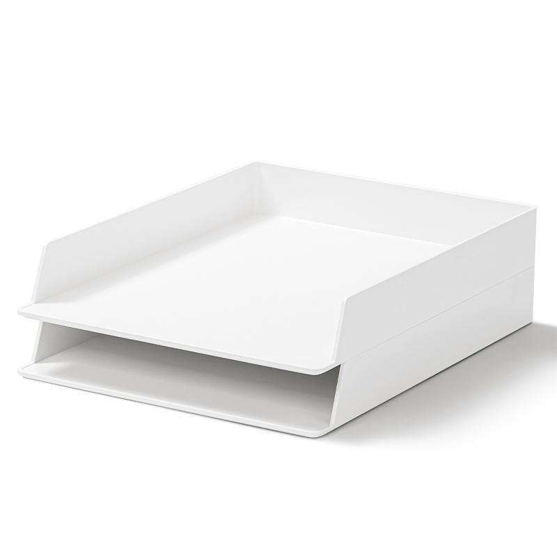 Bandeja Minimalista 2/1, Blanco Mate - Deli Nusign NS021S