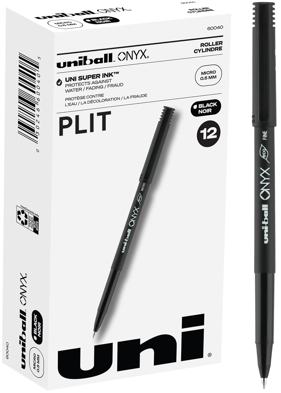 Felpa Micro 0.5 mm Uniball Onyx 60040, Negra