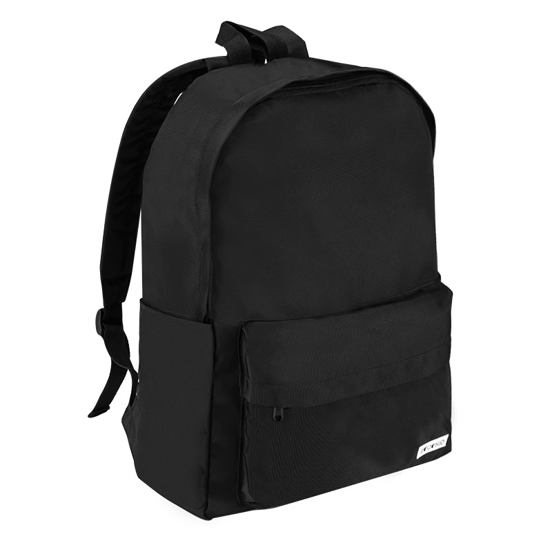 Mochila Escolar Clásica y Casual para Estudiantes, Negra