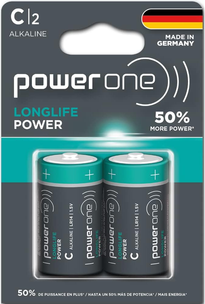Pila Batería Grande C2 Power One, 2 pcs