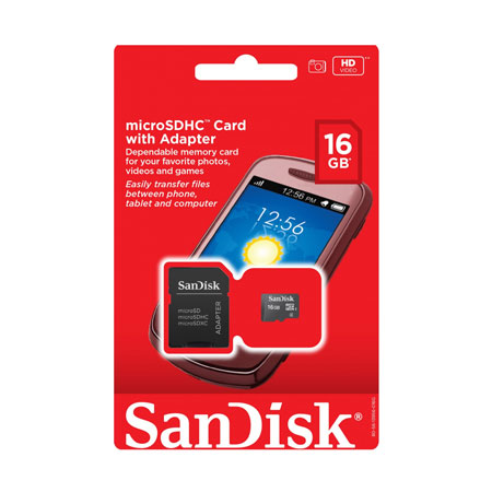 Memoria Micro Sdhc 16 Gb San Disk