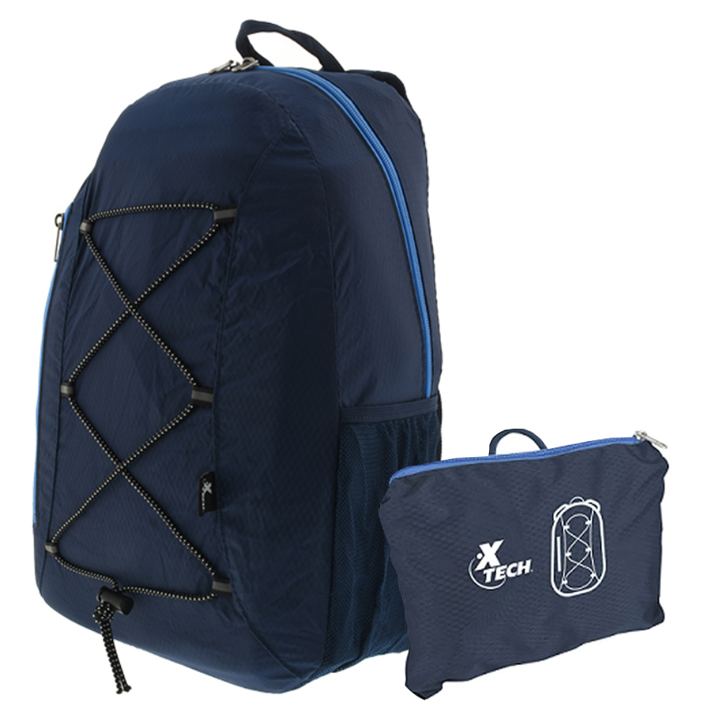 Mochila de Nylon Plegable Resistente al Agua -  Xtech XTB-090BL