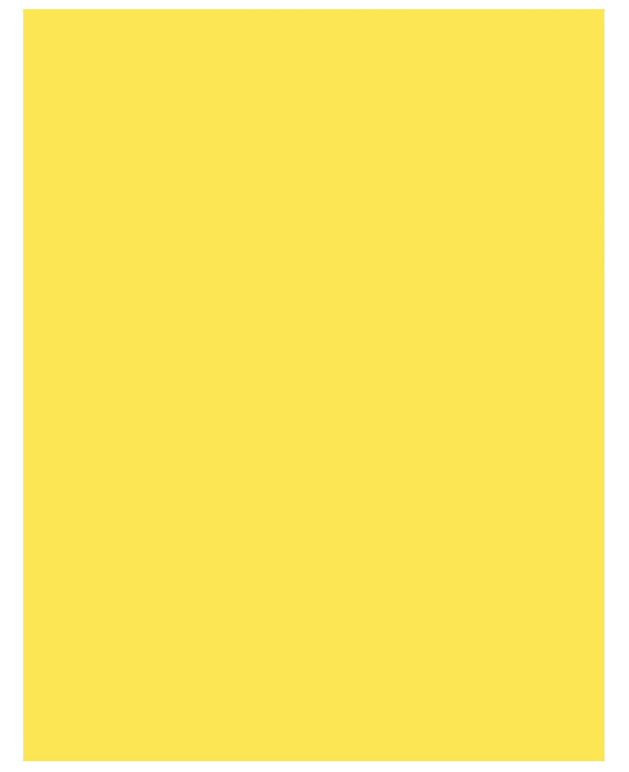 Lámina de Cartulina Amarillo Neon 20" x 26"