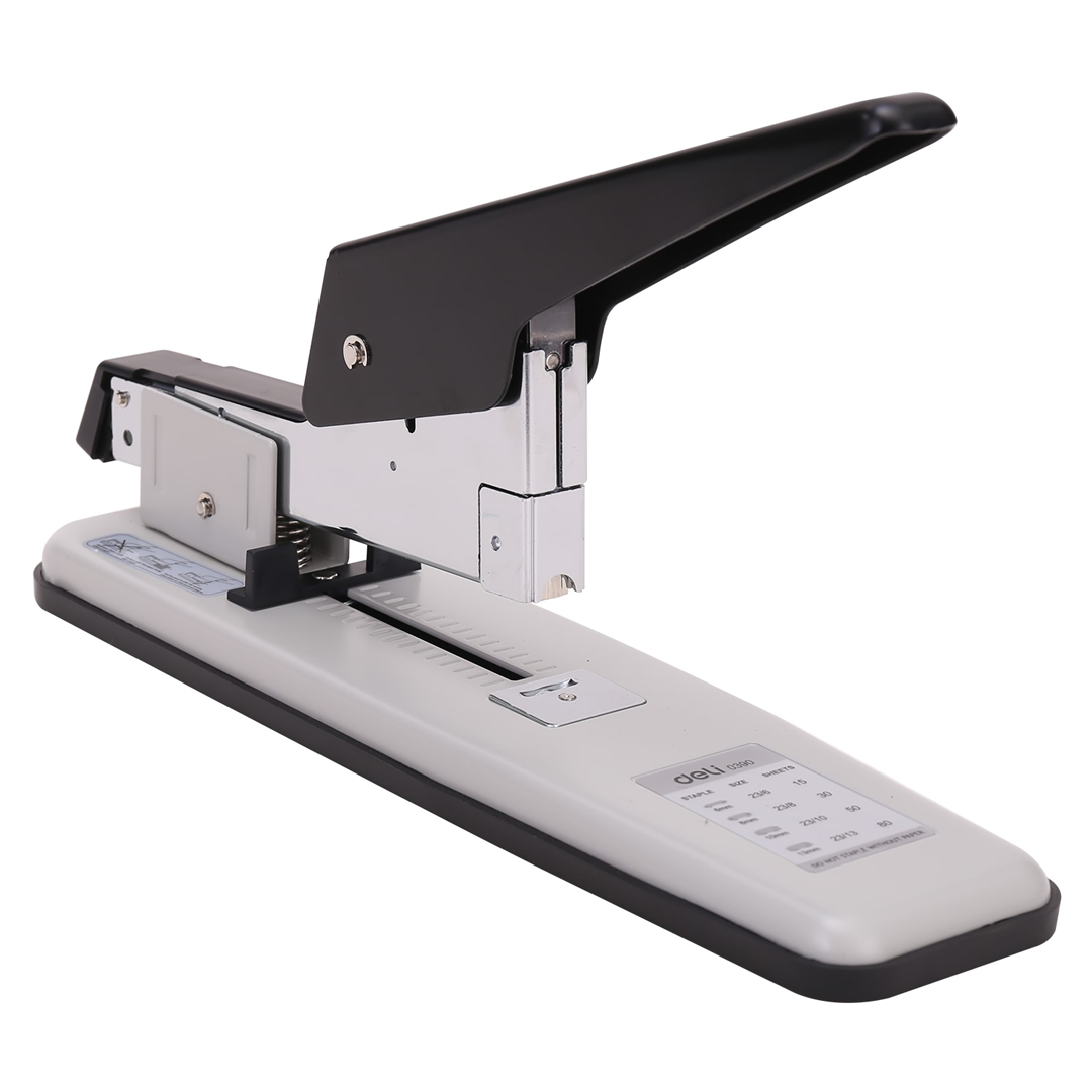 Grapadora Metálica Heavy Duty, 80 Hojas - Deli Essential 0390