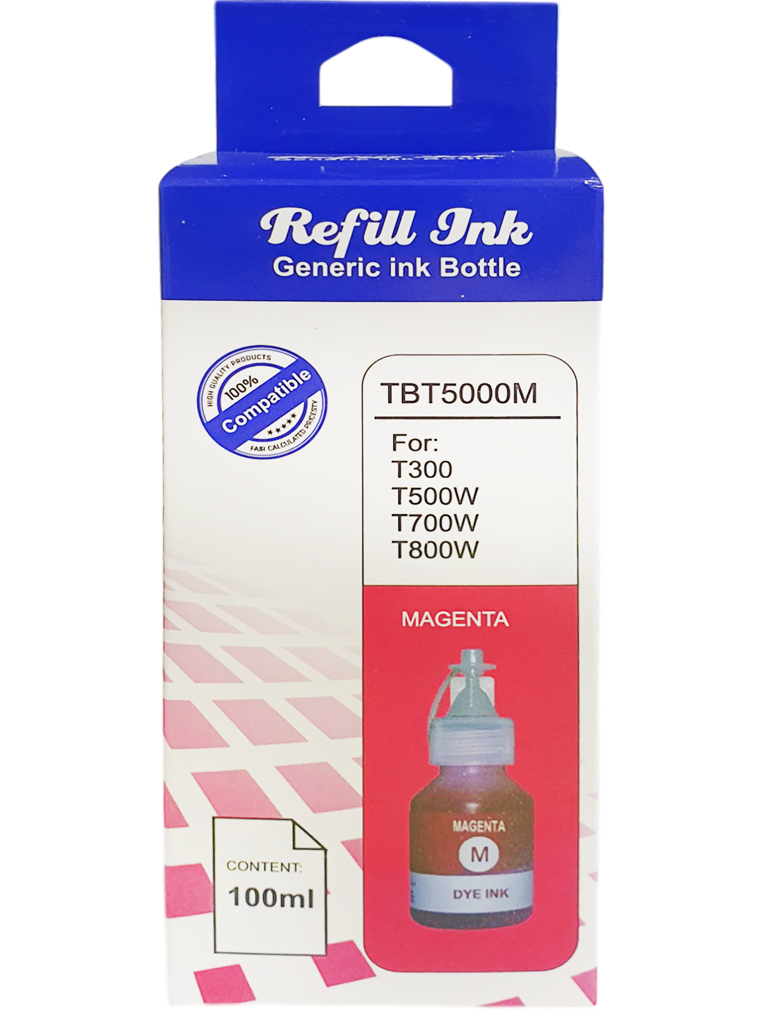 Tinta Cony BT5000M Magenta Compatible con Brother BT-5000M