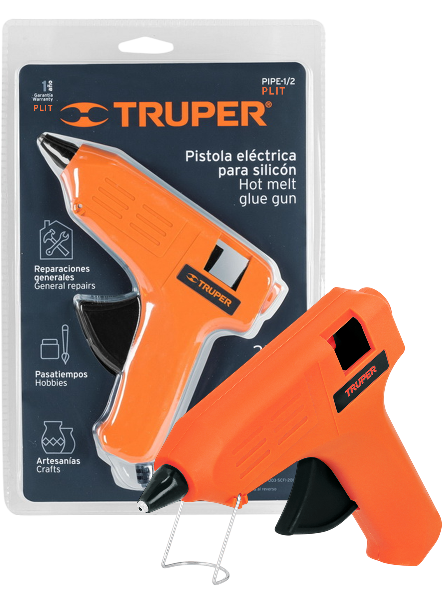 Pistola Eléctrica para Barra de Silicona de 1/2" -  25 Watts  Truper 17536
