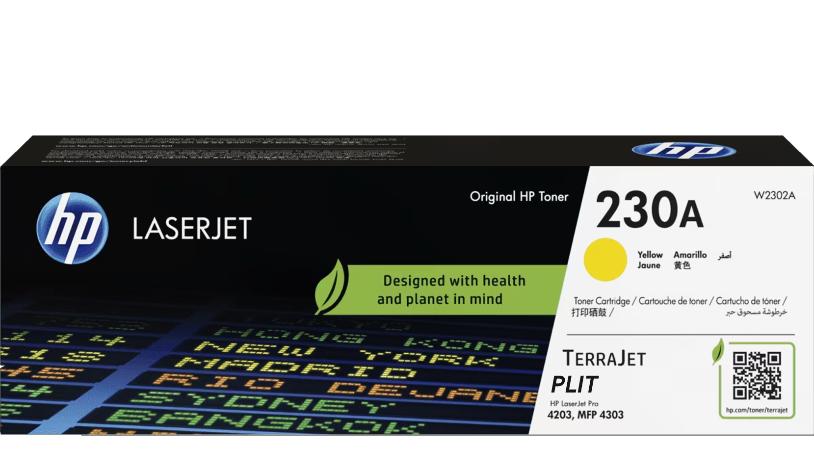 Original: Toner HP 230A (W2302A), Amarillo