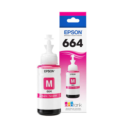 Original: Tinta Epson 664 (T6643), Magenta