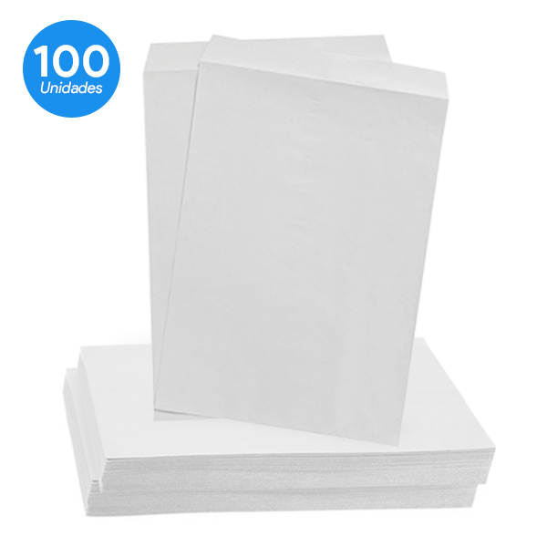 Sobres Blancos 9" x 12",  100 Unidades