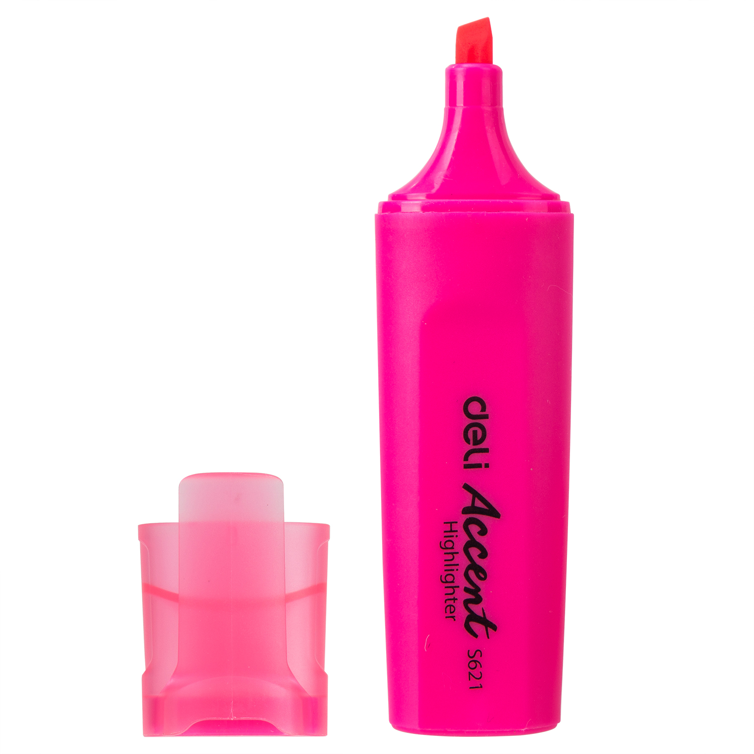Resaltador Deli Accent S621,  Rosado Neón