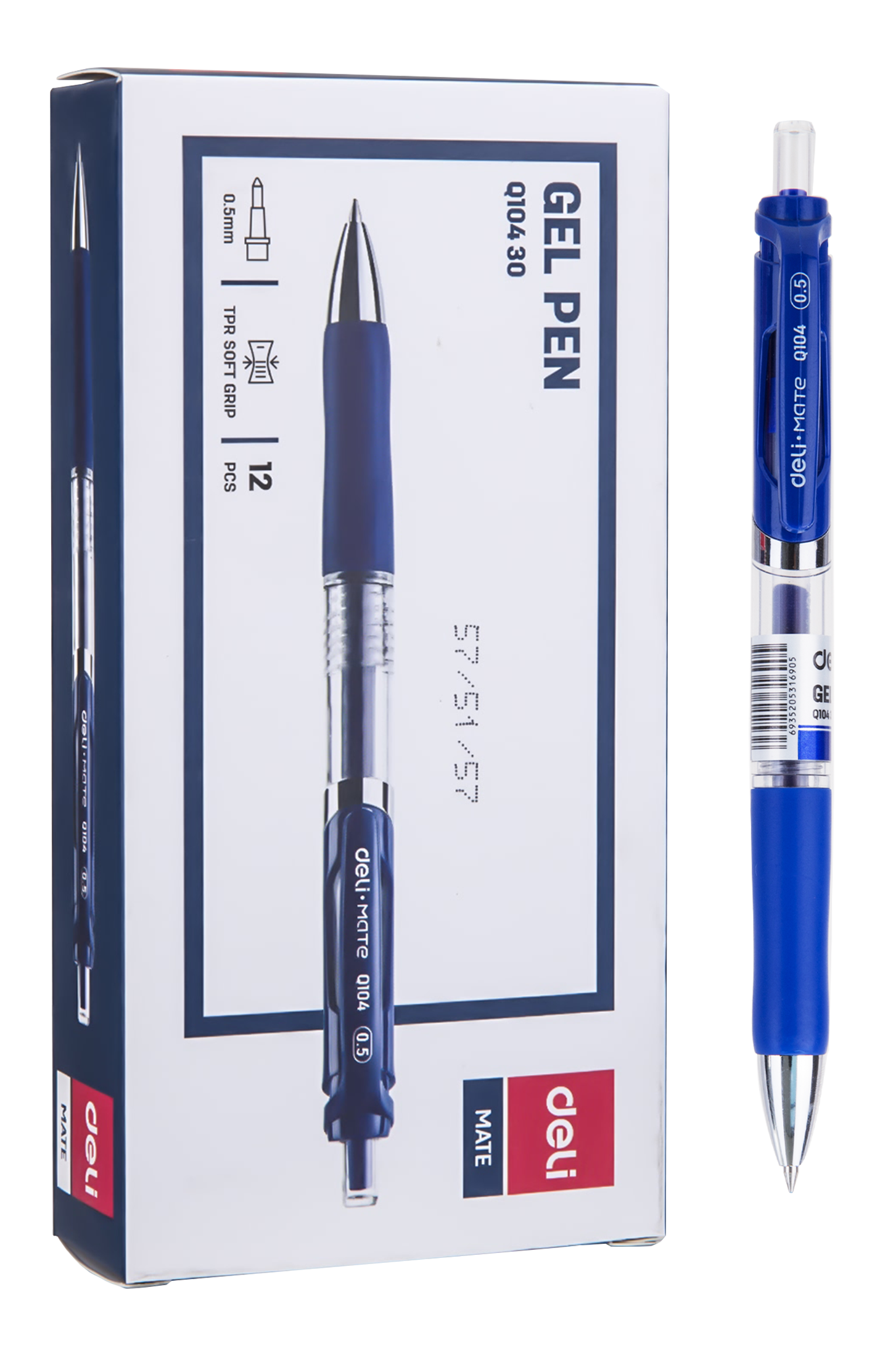 Bolígrafo de Gel 0.5 mm - Deli Mate Q104