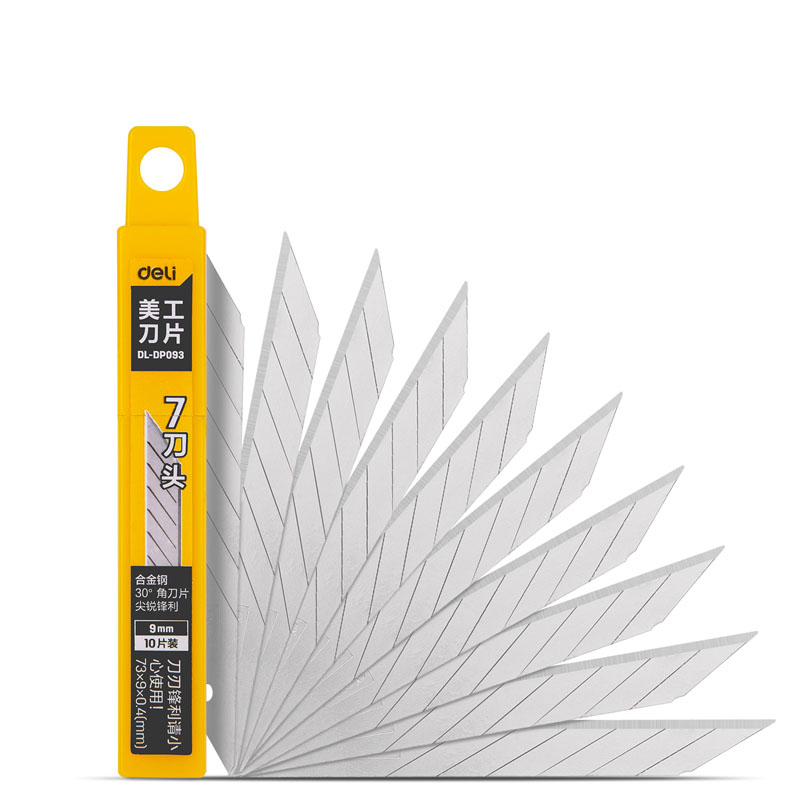 Repuesto de Cuchilla 9 mm, 10 pcs