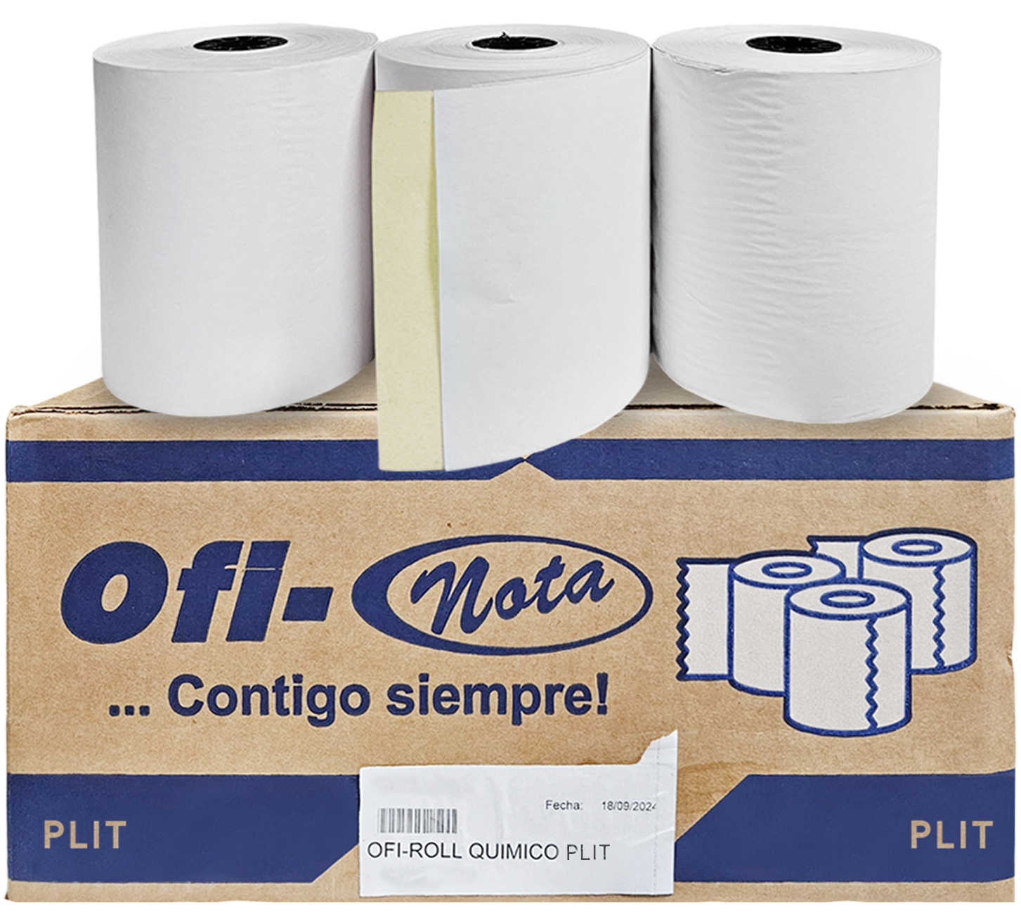 Rollo de Papel 3" de 2 Partes - Ofinota #40181600