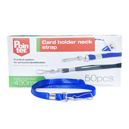 Cordon para Carnet, Azul - Pointer