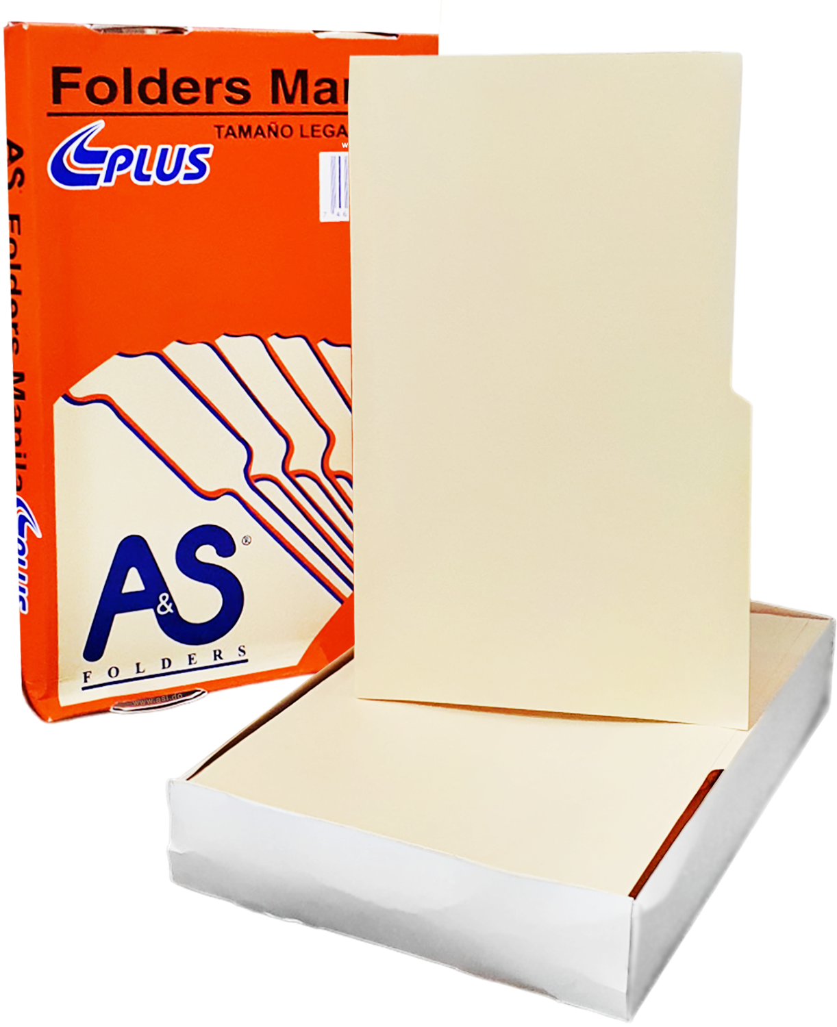 Folders Manila 8.5" x 14" Legal, 100 pcs - AS Folders Plus