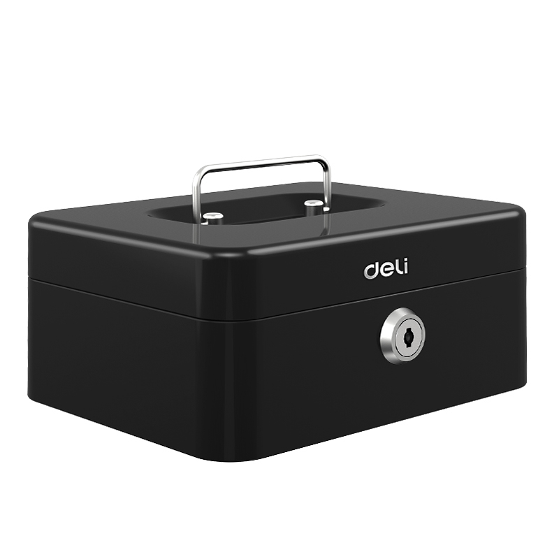 Caja Chica Metálica 8", Negro - Deli T500