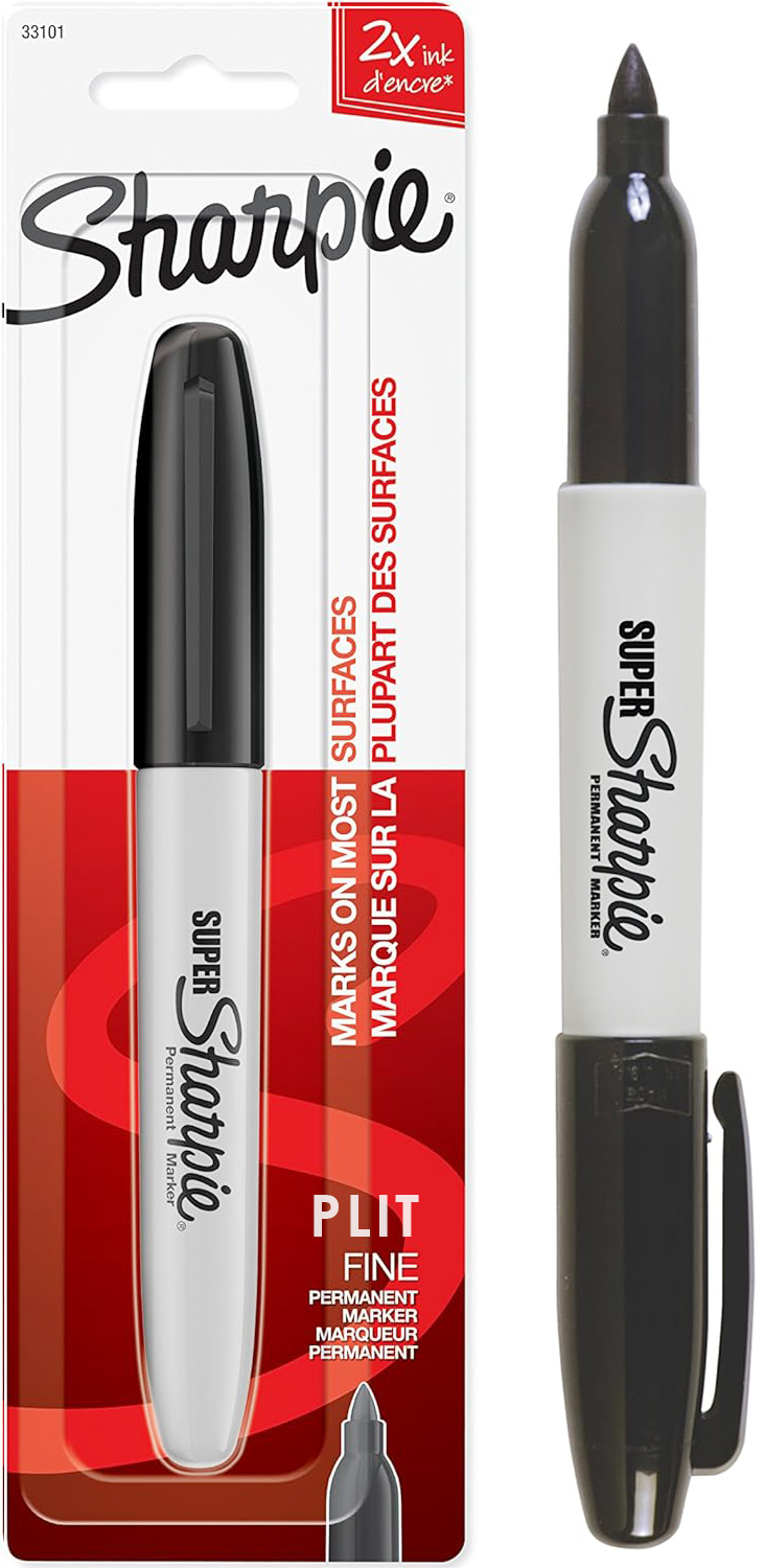 Marcador Permanente Super Sharpie Negro #33101PP