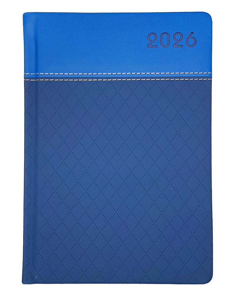 Agenda Ejecutiva 2026 para Planificación Anual,  Tapizado Azul - Pointer AG-2026-49