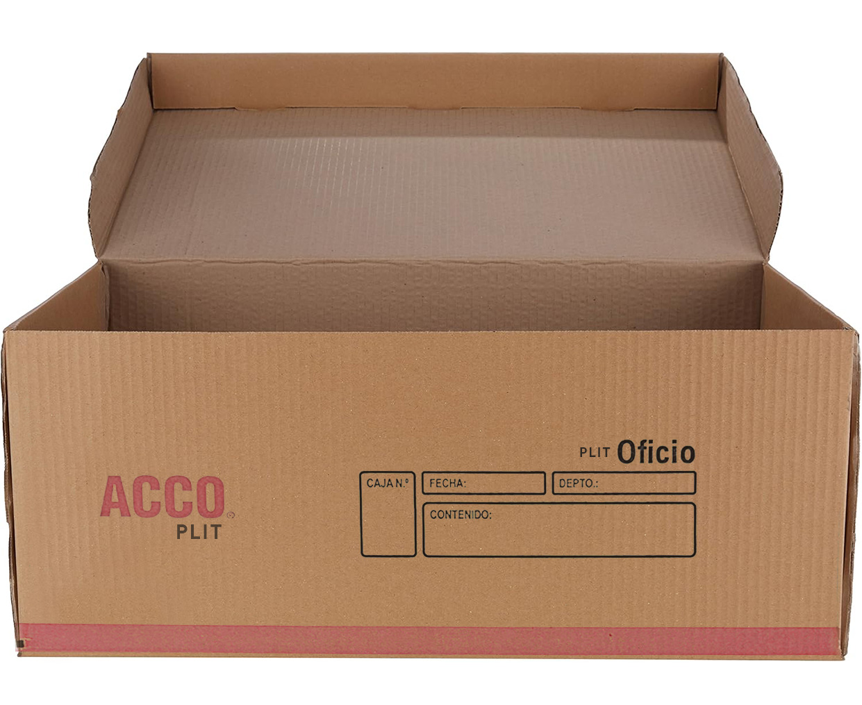 Caja de Cartón Grande Tamaño Legal para Archivos Muertos, Kraft - 24" Pulgadas" - ACCO P1018