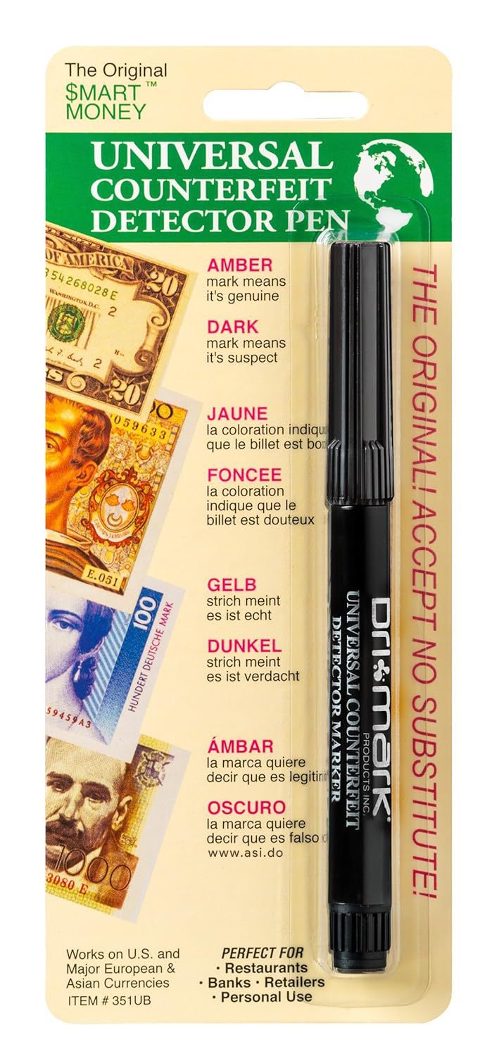 Marcador Detector de Dinero Falso - Dri Mark 351UB