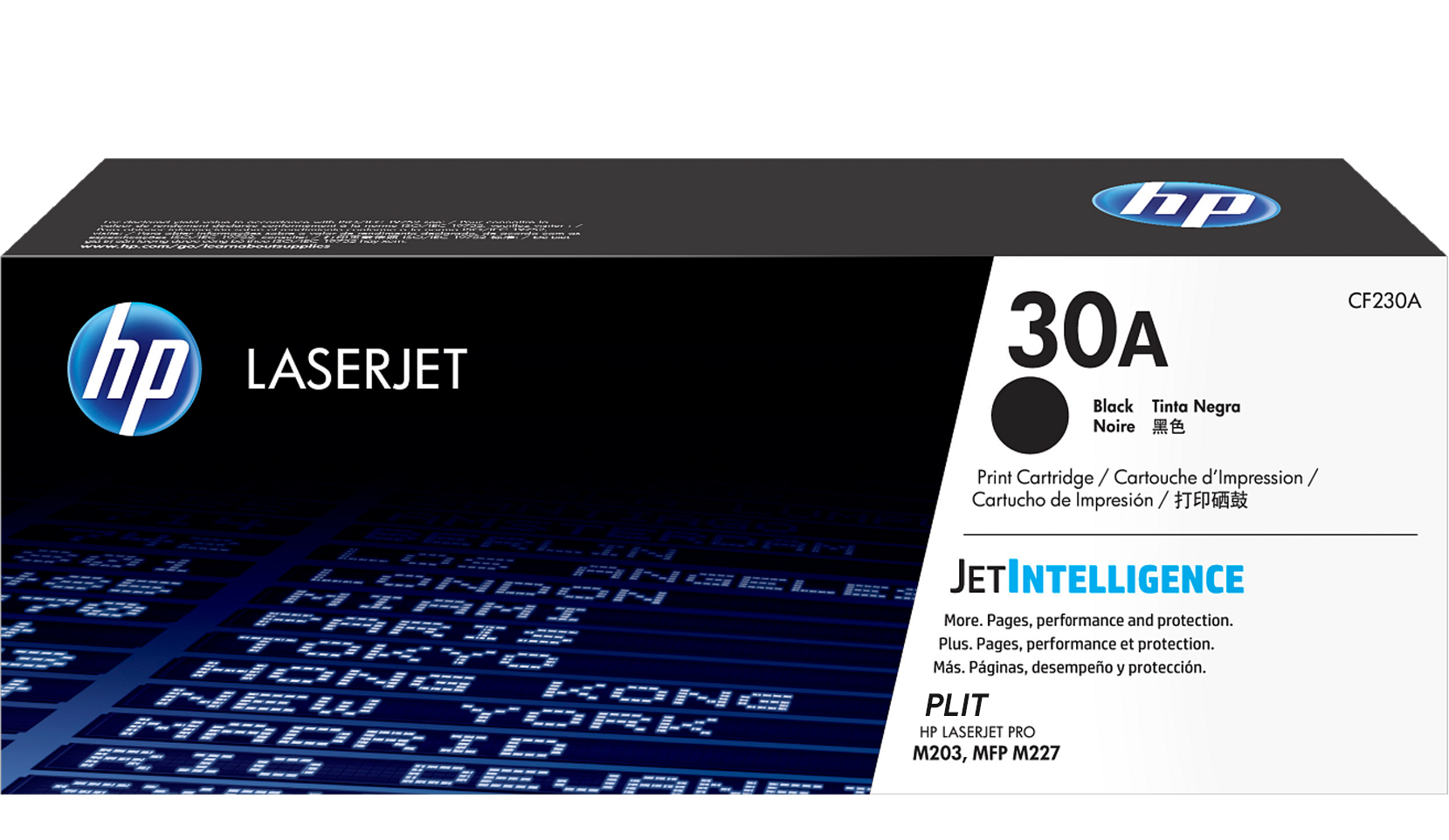 Original: Toner HP 30A (CF230A), Negro - Original