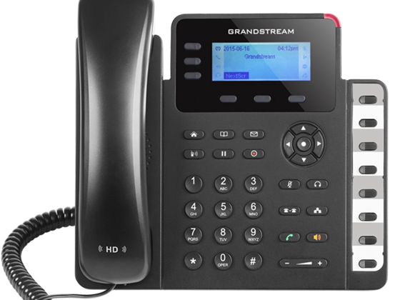 Teléfono IP Grandstream GXP1630 (Gigabit), 3 Líneas, 3 Cuentas SIP, PoE, Audio HD