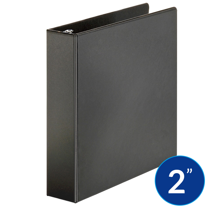 Carpeta de 2" Pulgadas con Cover, Negro