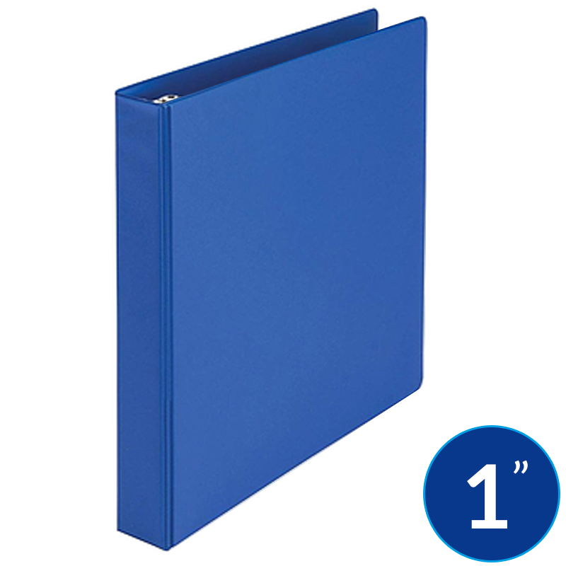 Carpeta de 1" Pulgadas con Cover, Azul