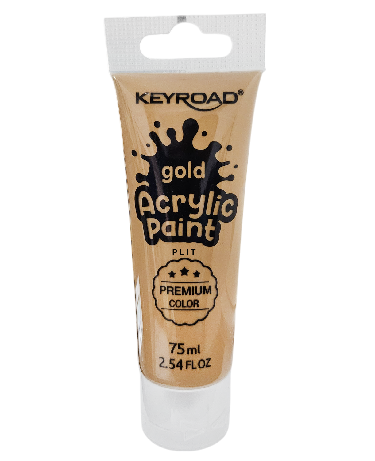 Pintura Acrílica Dorada Metálico 75 ml - Keyroad KR972211