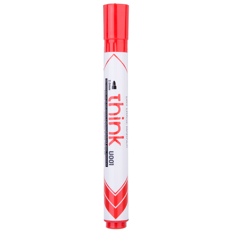 Marcador de Pizarra 2.0 mm, Rojo - Deli Think