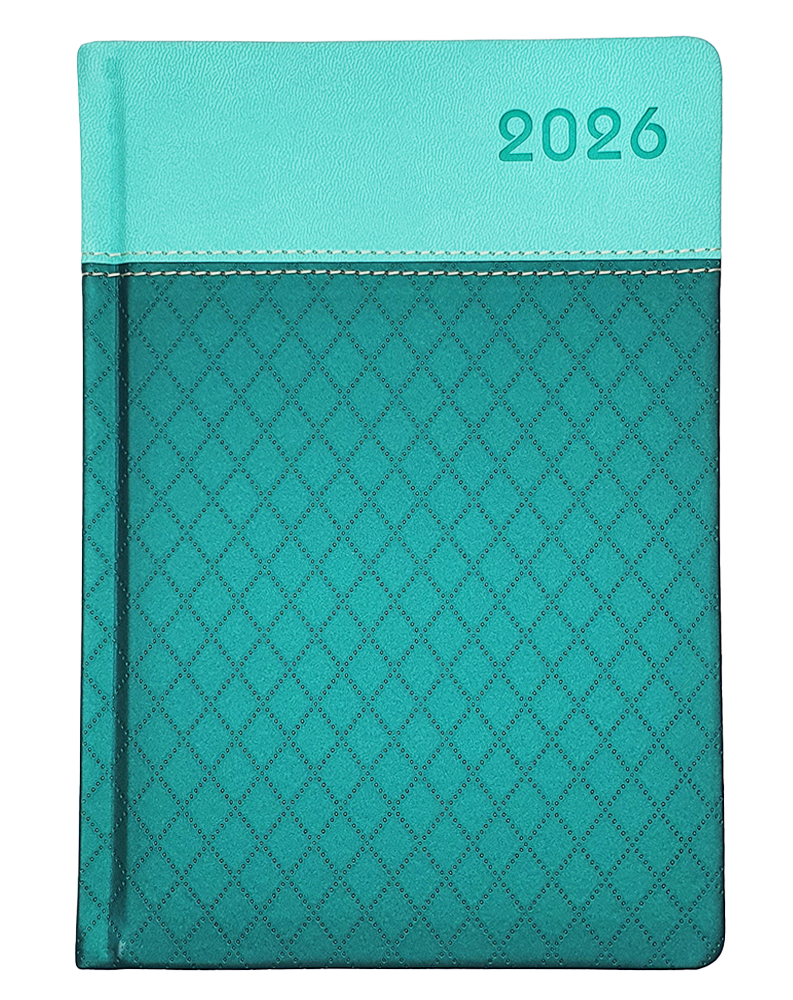 Agenda Ejecutiva 2026 para Planificación Anual,  Tapizado Verde - Pointer AG-2026-49